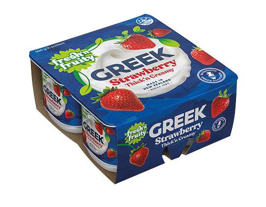 Fresh'n Fruity Greek Strawberry 4 Pack