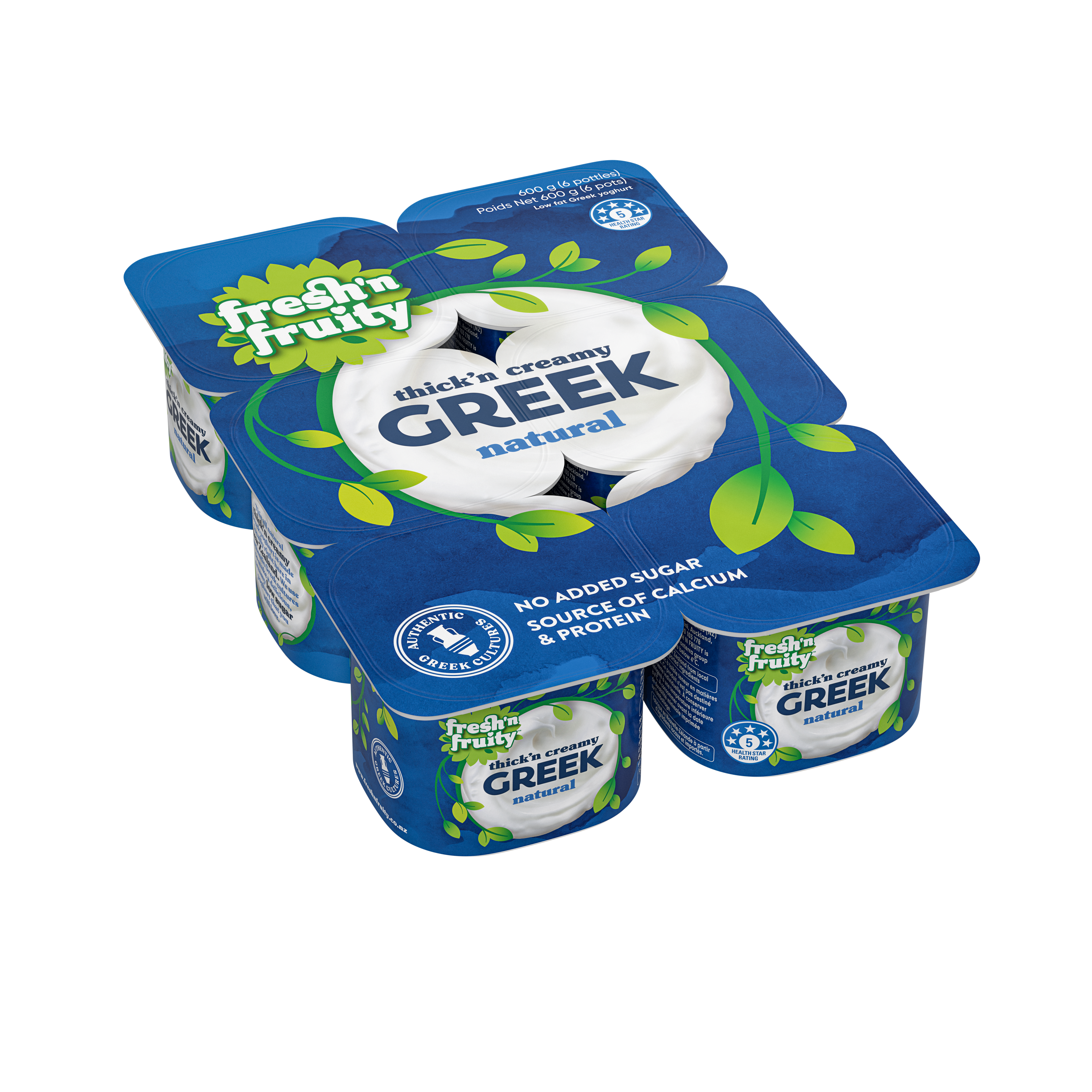 Fresh'n Fruity™ Greek Natural 6 Pack