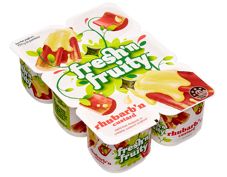 Fresh'n Fruity Rhubarb and Custard 6 pack