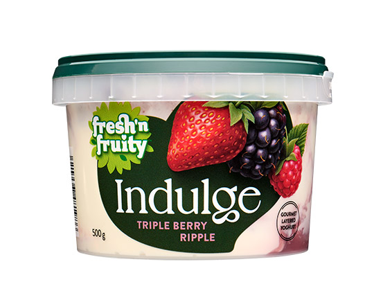Fresh'n Fruity Indulge Triple Berry Ripple 500g